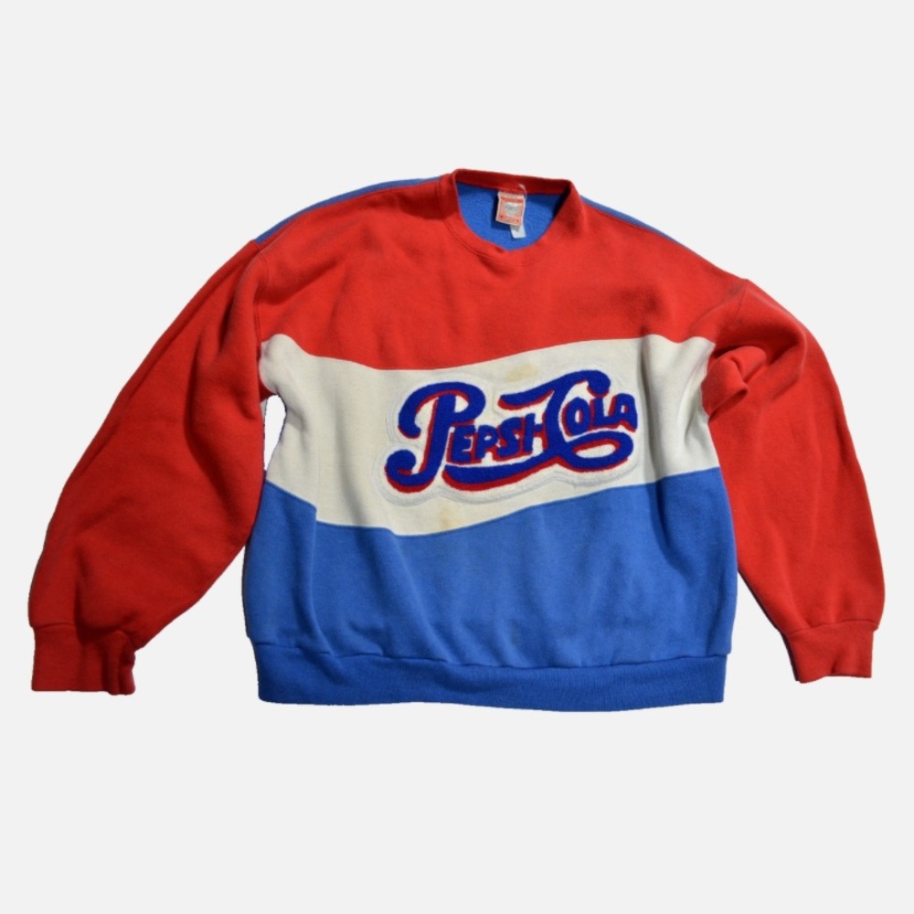 Pepsi-Cola Vintage Graphic Pullover | Bold Retro Style